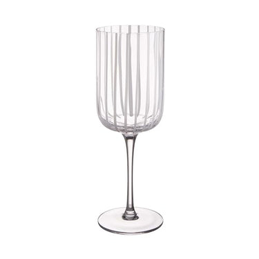 BUTLERS Weinglas mit bunten Streifen 380ml - CHEERFUL - Weinkelch aus Glas | Gläser & Trinkgeschirr für Weißwein, Rotwein, Aperitifs und Wasser im Sale
